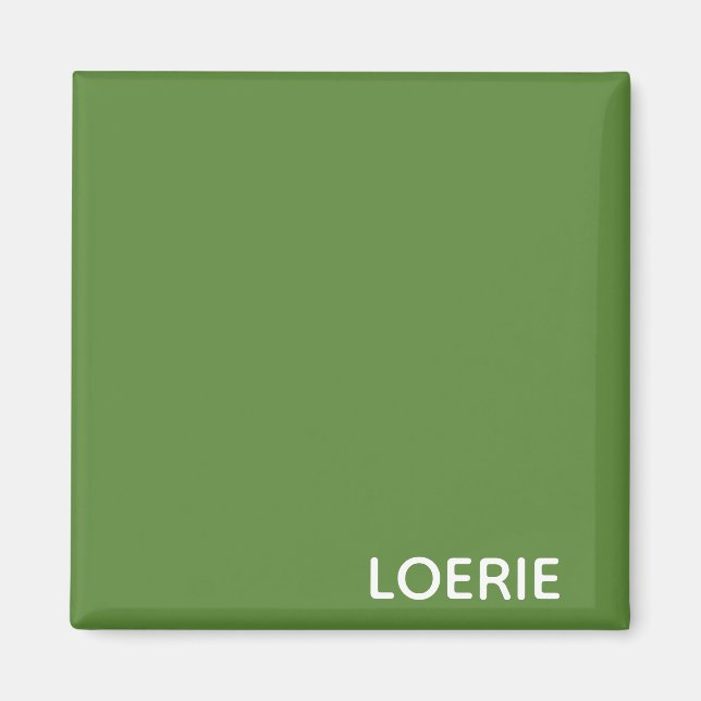Lounge grüne Farbe Magnet (Vorne)