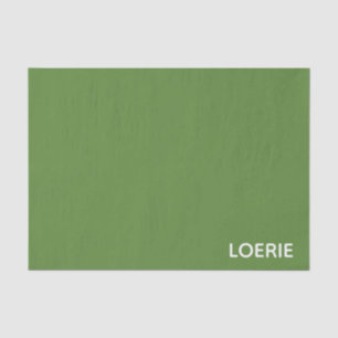Lounge grüne Farbe Seidenpapier