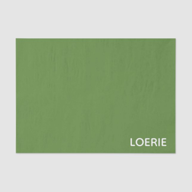 Lounge grüne Farbe Seidenpapier (Vorderseite)