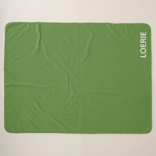 Lounge grüne Farbe Sherpadecke