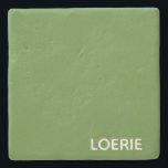 Lounge grüne Farbe Steinuntersetzer<br><div class="desc">Lounge grüne Farbe</div>