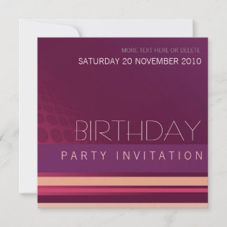 Lounge House Party Geburtstag Einladung
