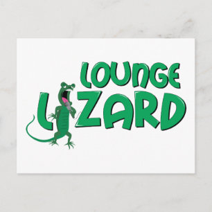 Lounge Lizard Postkarte