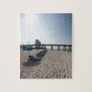 Lounge Stühle in Panama City Beach Pier Jigsaw Puz Puzzle