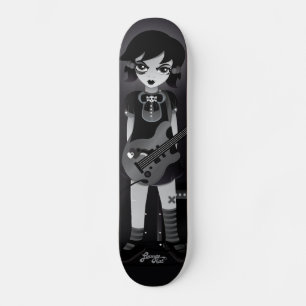 LoungeKat Skateboard: Bass-Mädchen Skateboard
