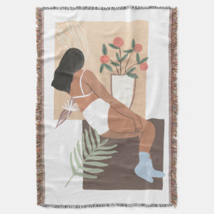 Lounging Frau Decke