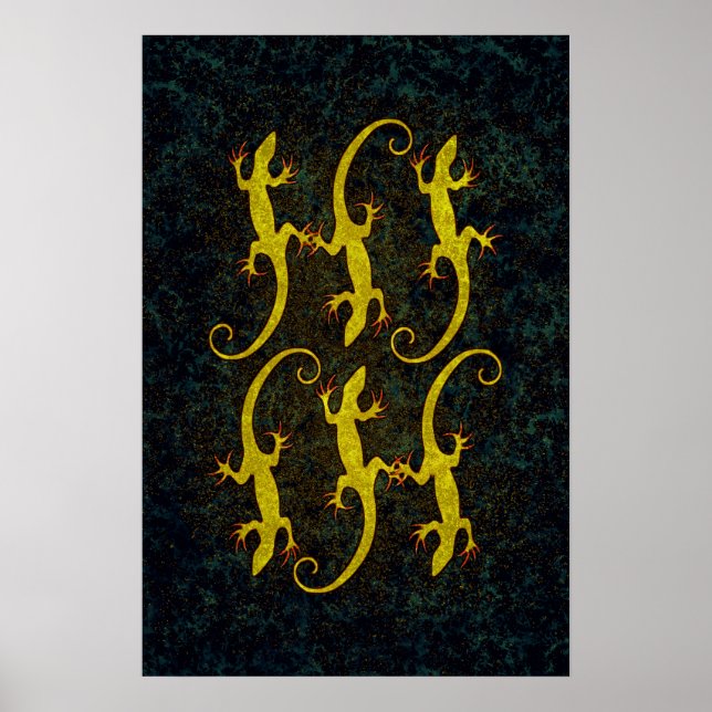 LOUNGING LIZARDS Poster (Vorne)