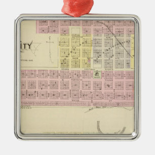 Loup City, Nebraska Ornament Aus Metall