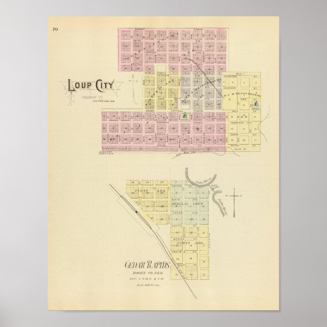 Loup City, Nebraska Poster (Vorne)