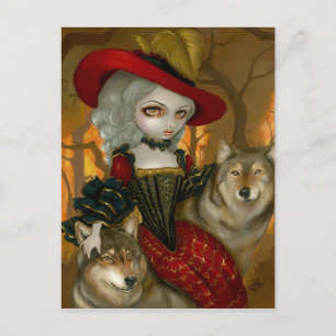 "Loup-Garou:  d'Automne' Postkarte