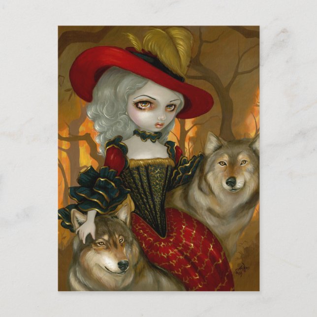 "Loup-Garou: d'Automne" Postkarte (Vorderseite)