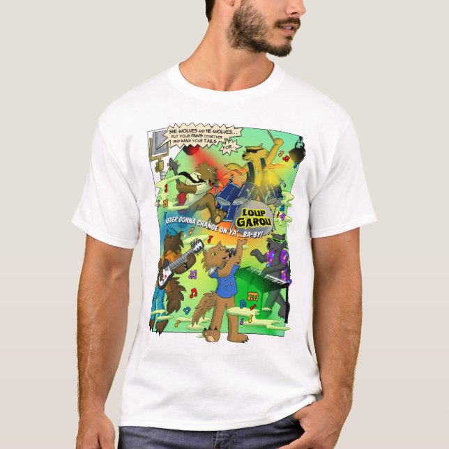 LOUP GAROU Herren T-Shirt (Vorderseite)