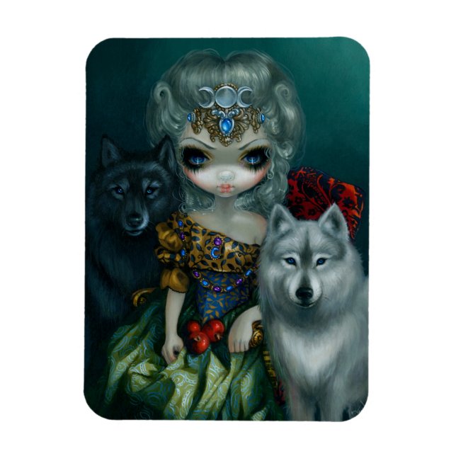 "Loup-Garou: La Grande Prêtresse" Flex Magnet (Vertikal)