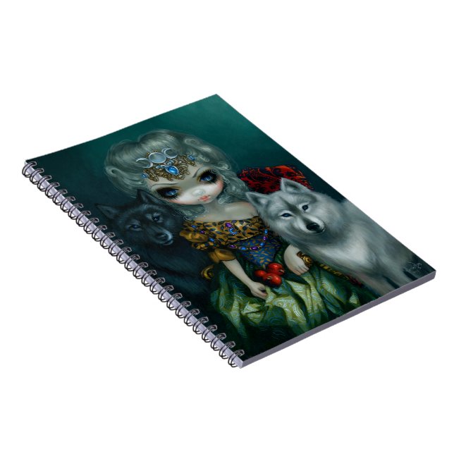 "Loup-Garou:  La großes Prêtresse" Notizbuch Notizblock (Rechte Seite)