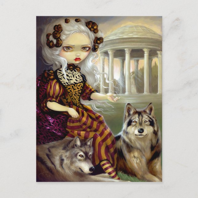 "Loup-Garou:  Le Temple" Postcard Postkarte (Vorderseite)