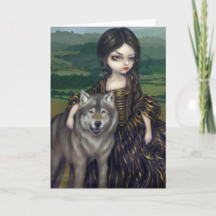 "Loup-Garou: Pastorale" Grußkarte Karte