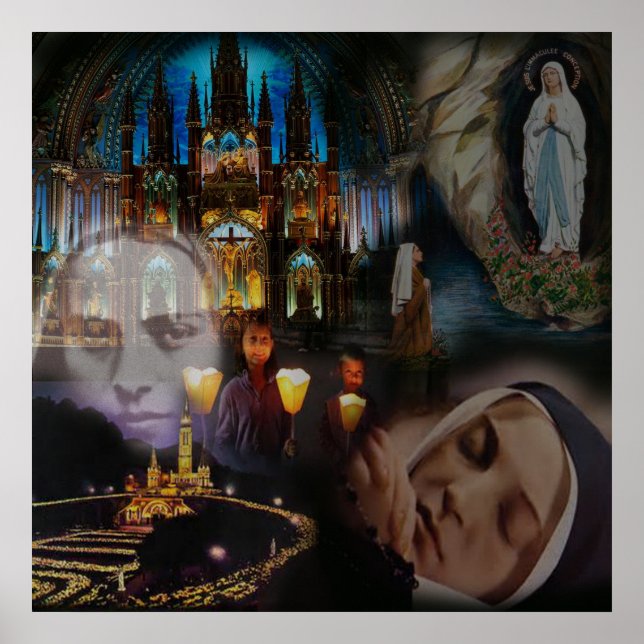 LOURDES COLLAGE POSTER (Vorne)