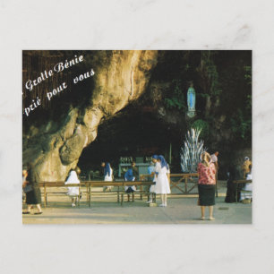 Lourdes, das Grotto Postkarte
