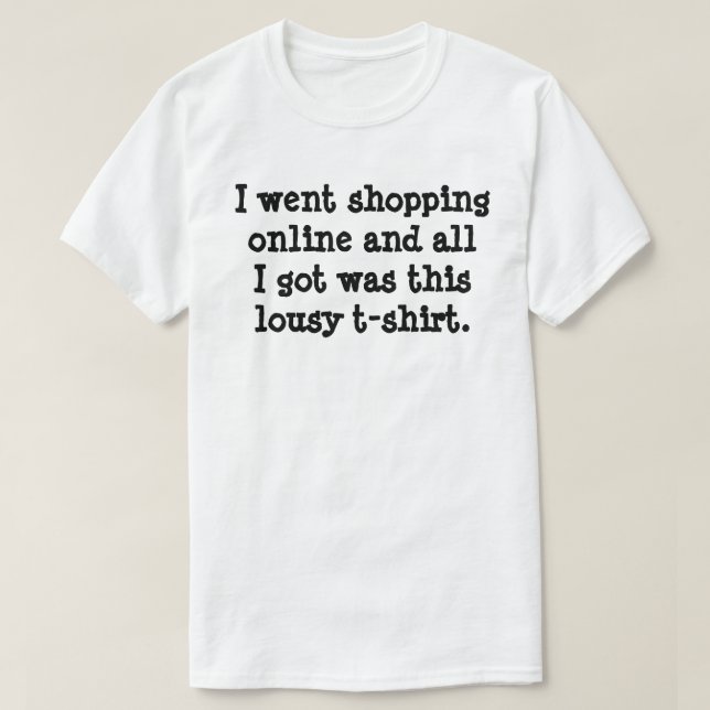 Lousy Online T - Shirt (Design vorne)