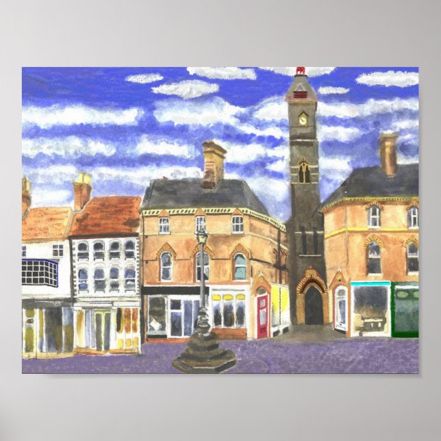 Louth Clock Tower Lincolnshire Poster (Vorne)