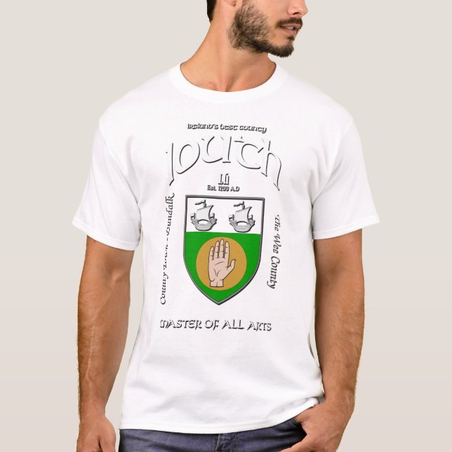 Louth Ireland Wappen T - Shirt (Vorderseite)