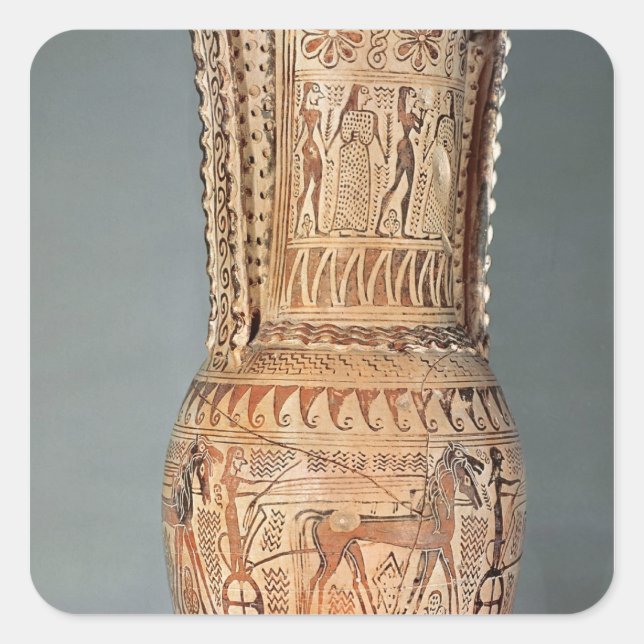 Loutrophoros mit Sphinx Quadratischer Aufkleber (Vorderseite)