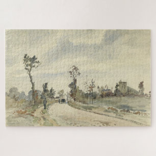 Louveciennes, Route de Saint-Germain von Pissarro Puzzle