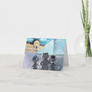 Louvre Blank Card (verschiedene Größen) Dankeskarte