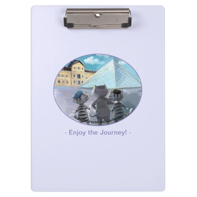 Louvre Clipboard - Genießen Klemmbrett (Vorderseite)