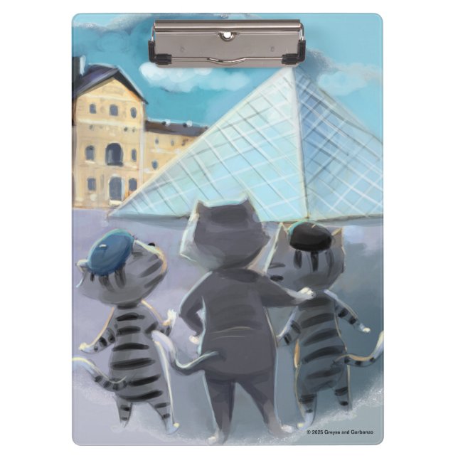 Louvre Clipboard Klemmbrett (Vorderseite)