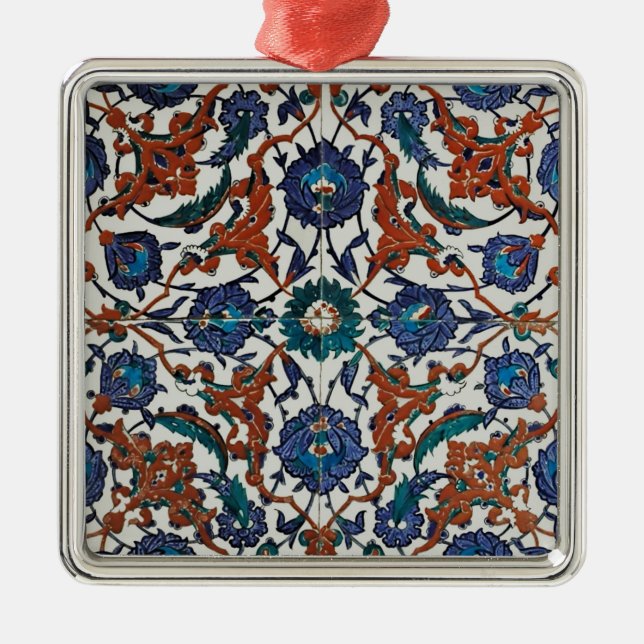 Louvre Floor Tile Ornament Aus Metall (Vorne)