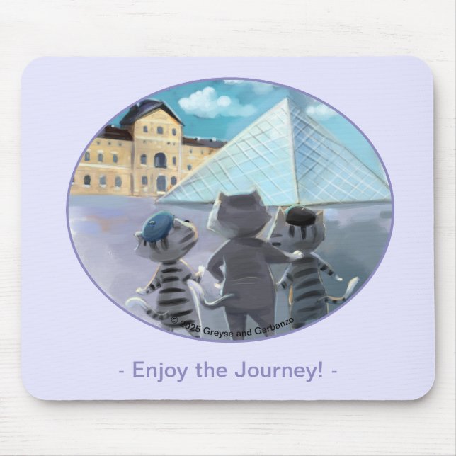 Louvre Mousepad - Genießen (Vorne)
