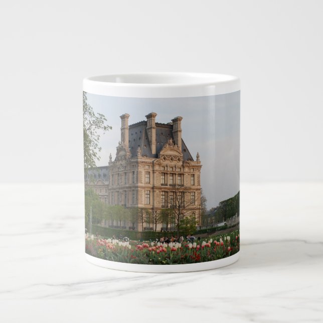 Louvre Museum Jumbo-Tasse (Vorderseite)