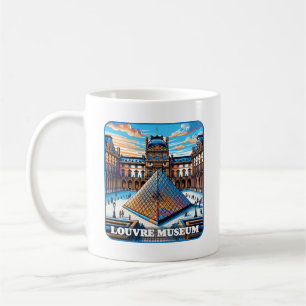 Louvre-Museum Paris Frankreich Kaffeetasse