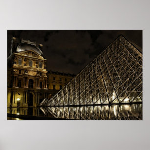 Louvre Museum Paris Frankreich Poster
