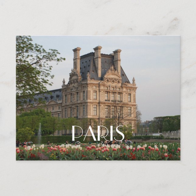 Louvre Museum Postkarte (Vorderseite)