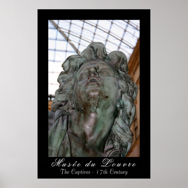 Louvre Museum "The Captives" Poster (Vorne)
