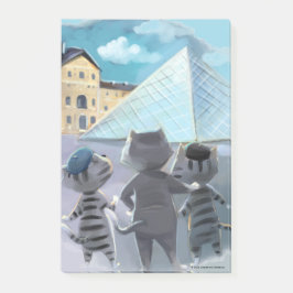 Louvre Notes 4" x 6" Post-it Klebezettel