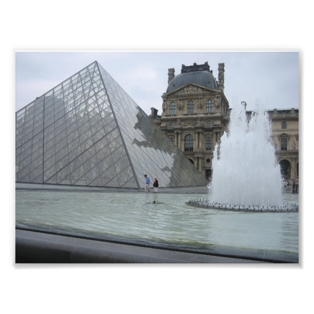 Louvre, Paris Fotodruck (Vorne)