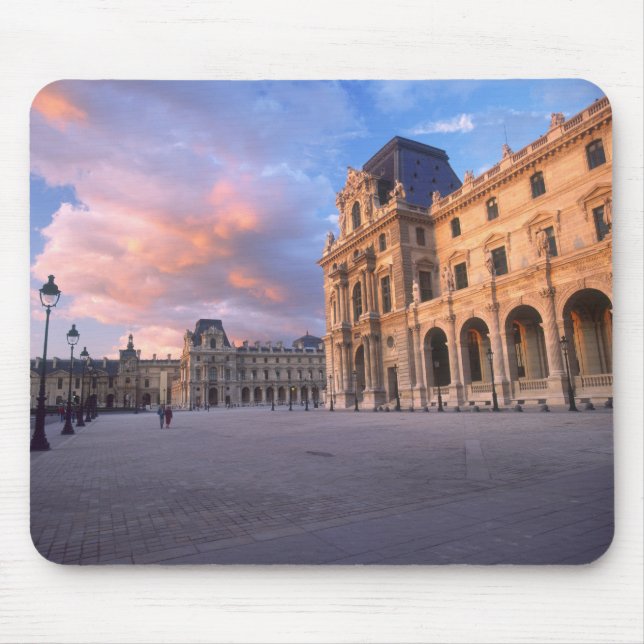 Louvre, Paris, Frankreich Mousepad (Vorne)