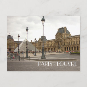 Louvre. Paris, Frankreich Postkarte