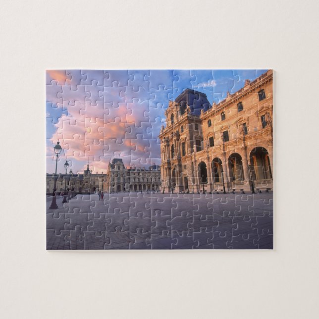 Louvre, Paris, Frankreich Puzzle (Horizontal)