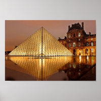 Louvre, Paris Poster
