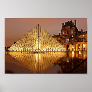 Louvre, Paris Poster