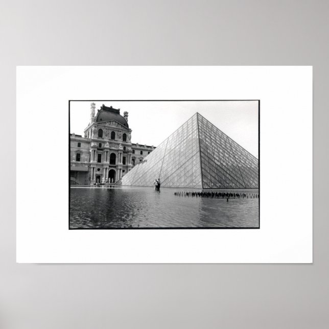 Louvre, Paris Poster (Vorne)