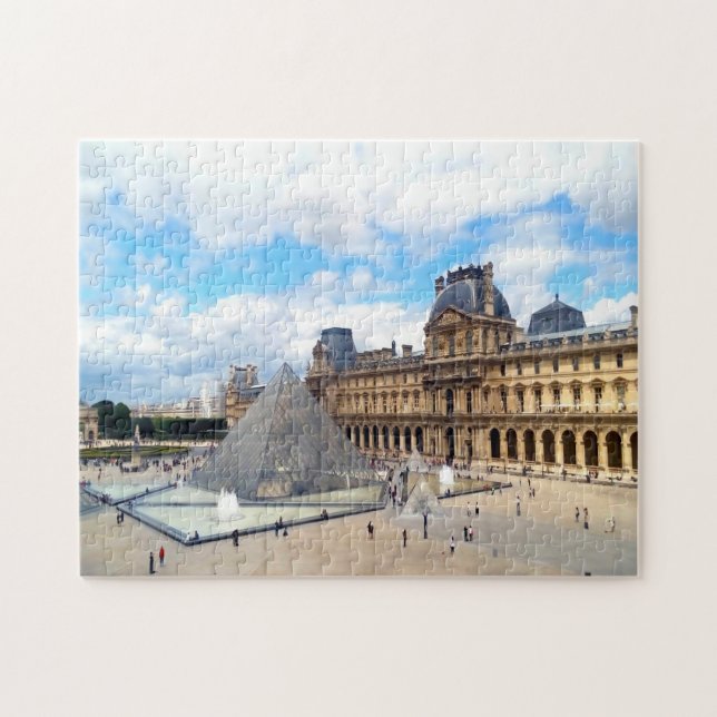 Louvre Paris. Puzzle (Horizontal)