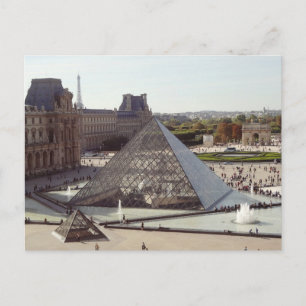 Louvre Pyramid Postkarte