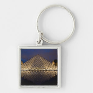 Louvre-Pyramide von Architekt I.M. Pei bei Schlüsselanhänger