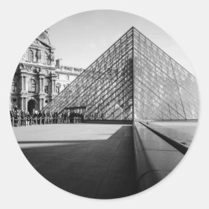 Louvre Runder Aufkleber