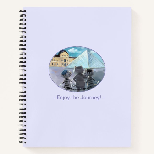 Louvre Spiral Notebook - Genießen (Variabel) Notizbuch (Vorderseite)